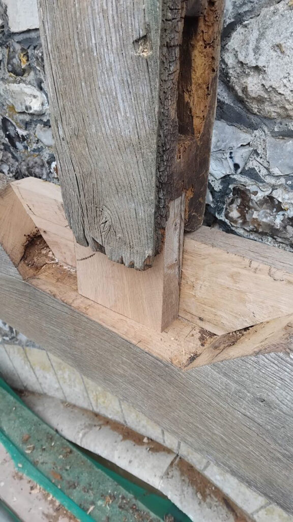 Gable End Oak Frame Repair