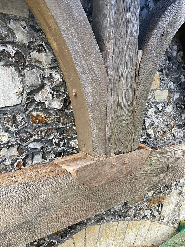 Gable End Oak Frame Repair
