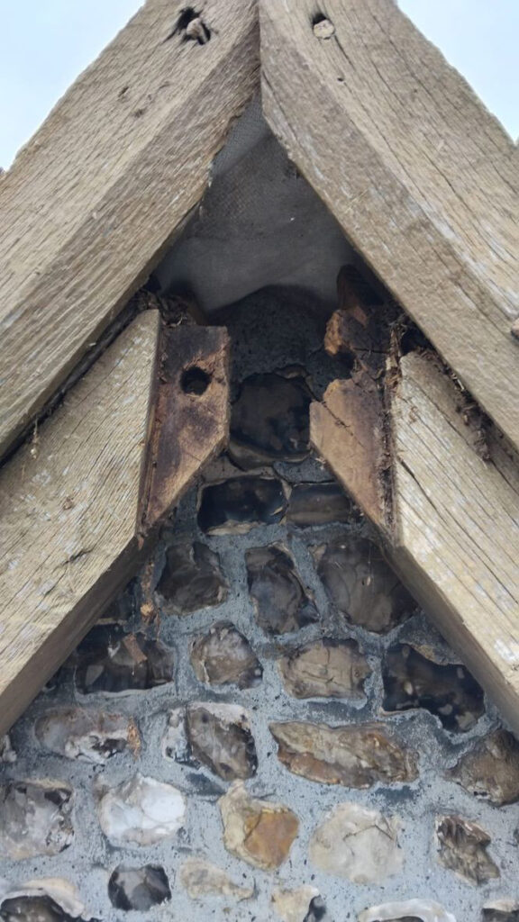Gable End Oak Frame Repair