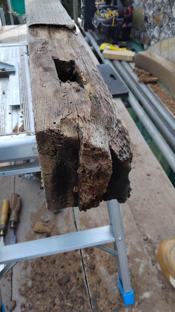 Gable End Oak Frame Repair