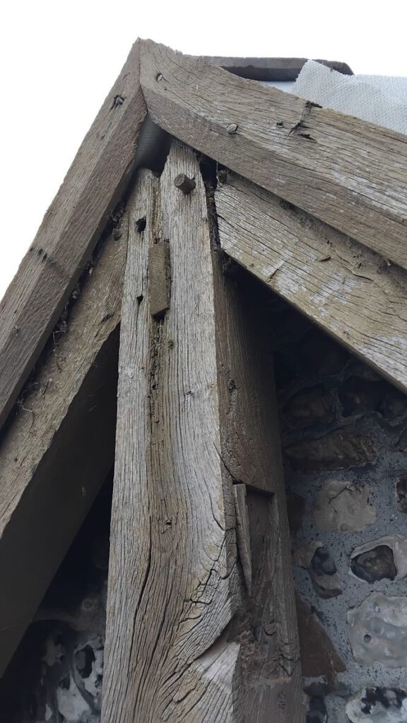 Gable End Oak Frame Repair