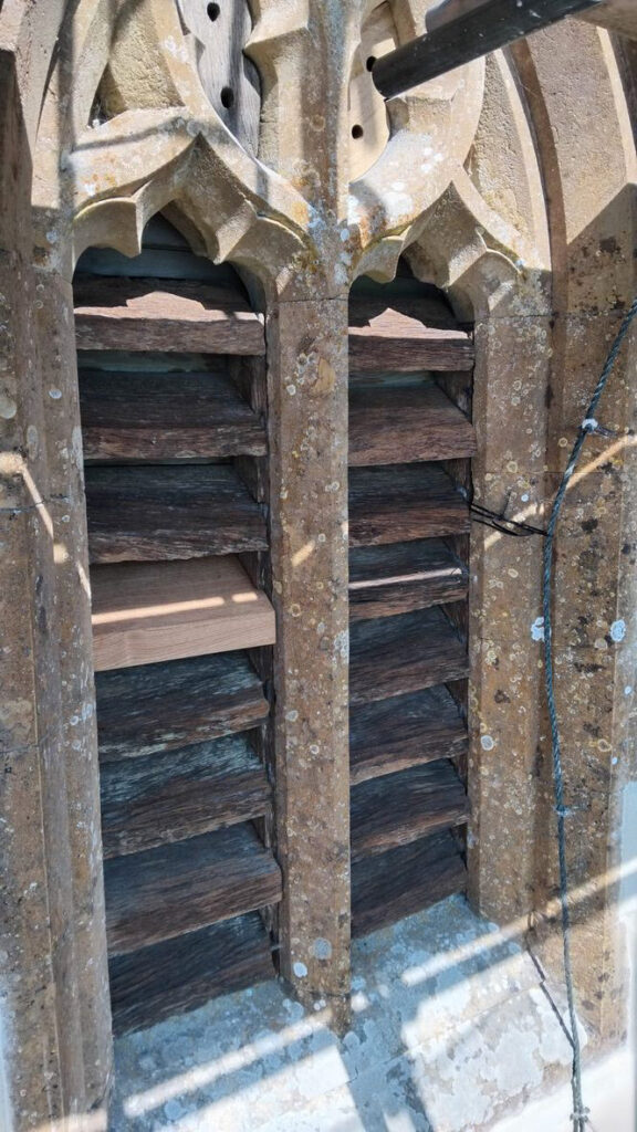 Oak Louvre Repair In Dorset