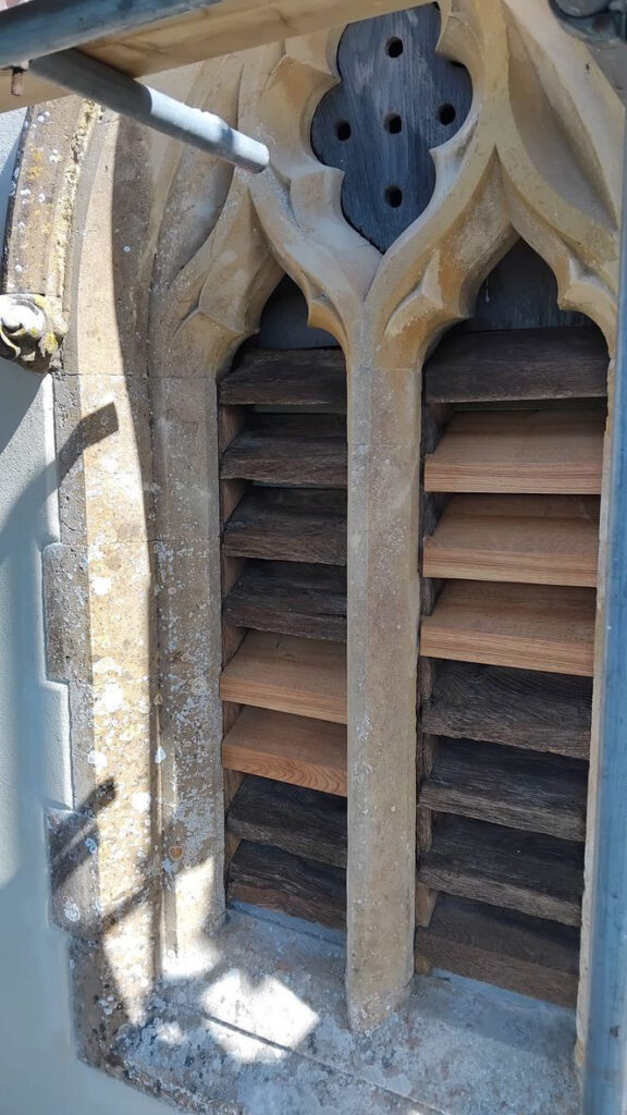 Oak Louvre Repair In Dorset