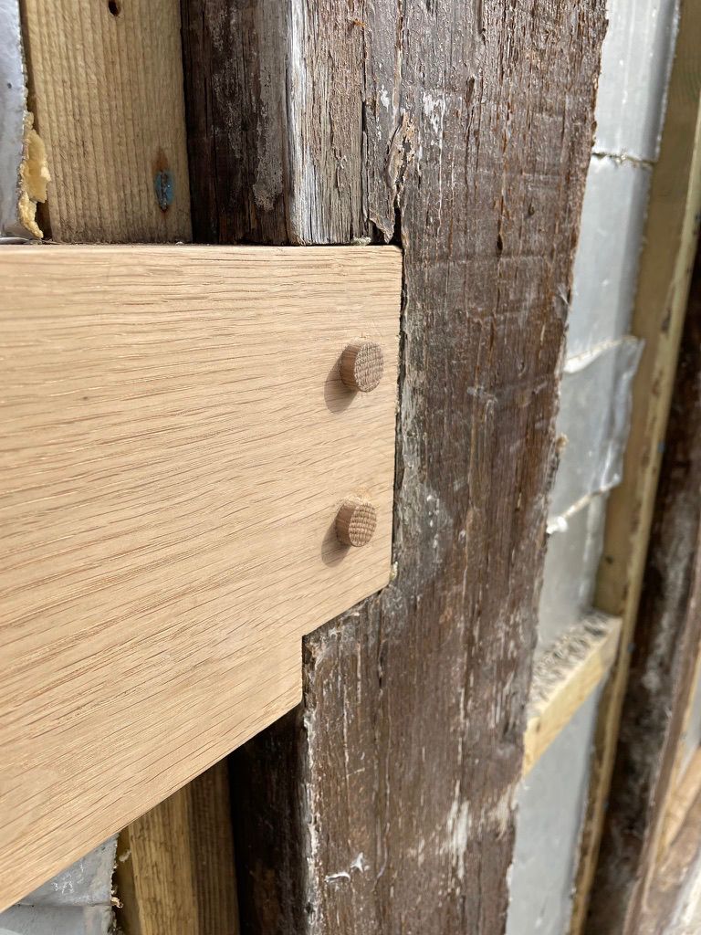 Oak Timber With Pegs