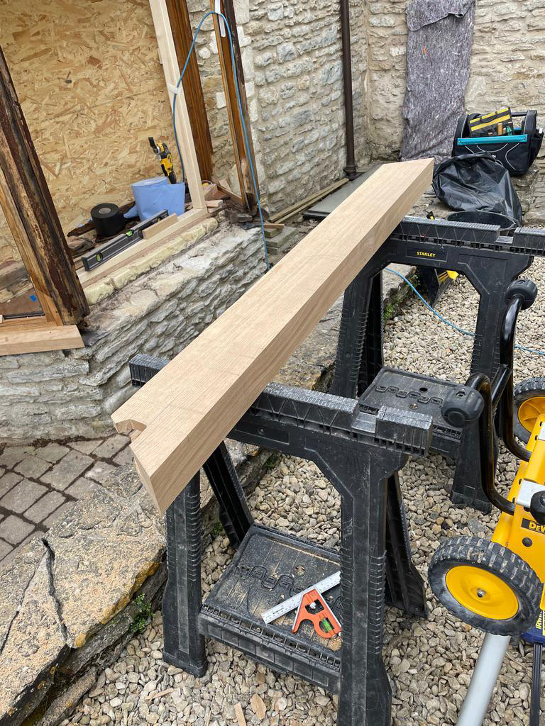 Solid Oak Bay Window Renovation