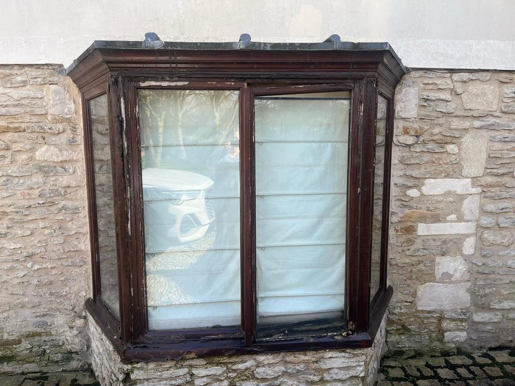 Solid Oak Bay Window Renovation