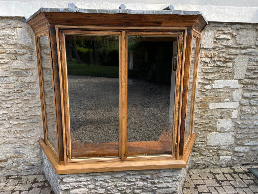 Solid Oak Bay Window Renovation