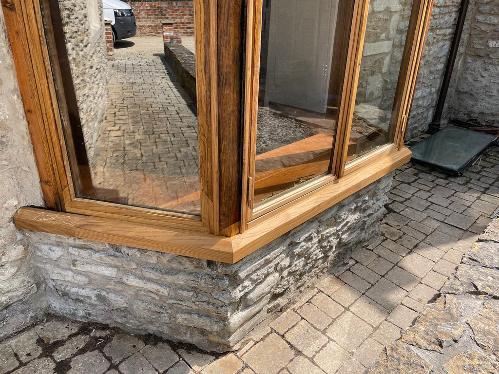Solid Oak Bay Window Renovation