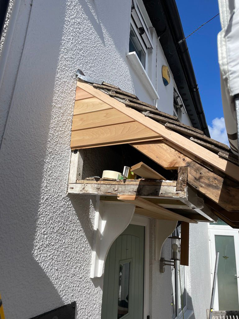 Update Porch With New Cladding