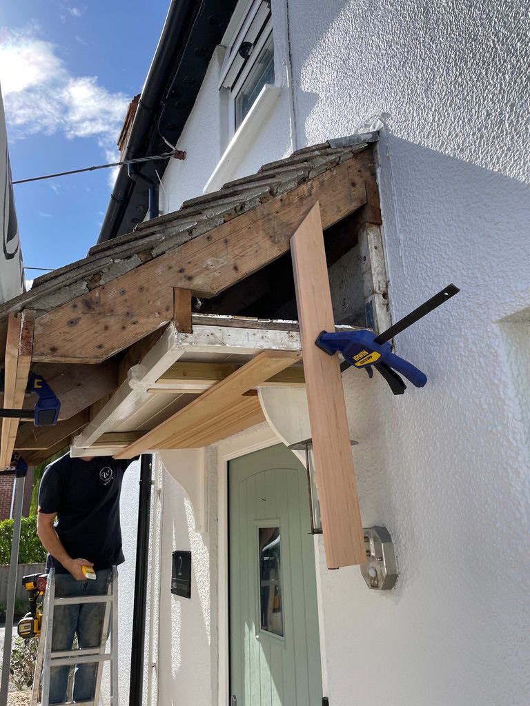 Update Porch With New Cladding